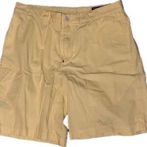 Vineyard Vines Men's Pale Yellow Flat-Front Shorts